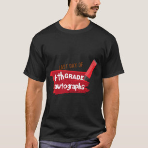 Camiseta Dia da Escola Autografo Elementar Estudo do 4º Gra