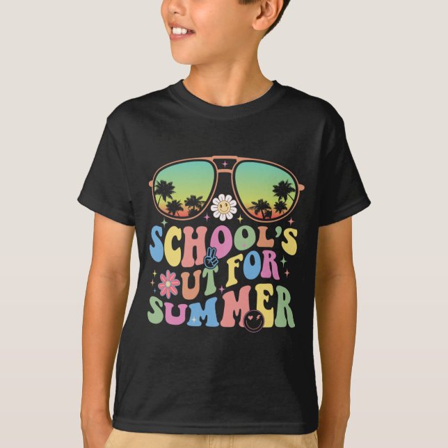 Camiseta Dia Da Escola Escolas De Professores De Groovy Sai (Frente)