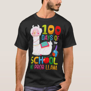 Camiseta Dia Da Escola Meninas Do Unicórnio 100 Dias De Esc