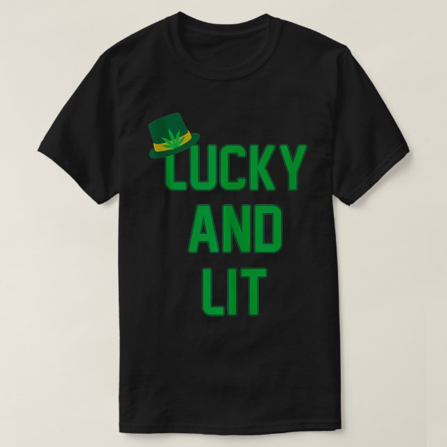 Camiseta Dia da Fratura do Santo Lucky Lit (Frente do Design)
