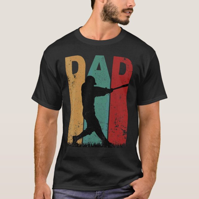 Camiseta Dia da Imagem do Pai de Baseball Fatheru2019s (Frente)