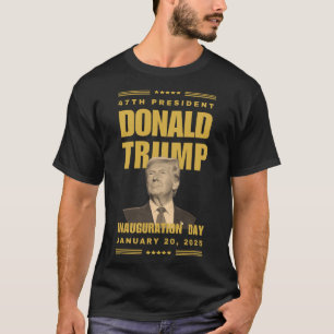 Camiseta Dia da Inauguração do Presidente Donald J. Trump 2