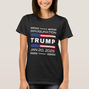 Camiseta Dia da Inauguração do Presidente Donald J. Trump 2