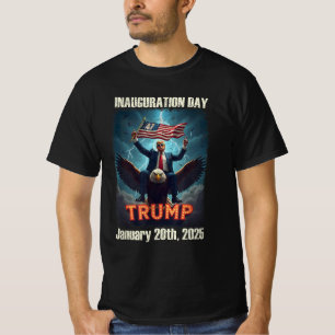 Camiseta Dia da Inauguração do Presidente Donald Trump 2025