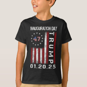 Camiseta Dia da Inauguração do Presidente Donald Trump 2025