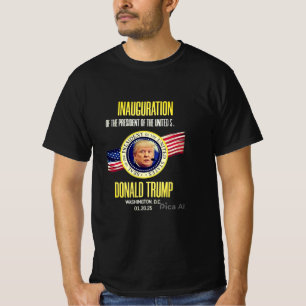 Camiseta Dia da inauguração do Presidente Trump 2025