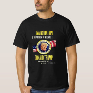 Camiseta Dia da inauguração do Presidente Trump 2025