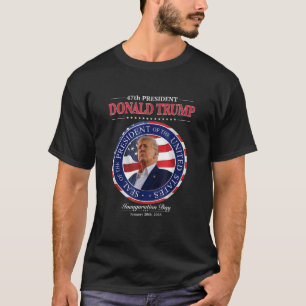 Camiseta Dia da Inauguração do Trump 20 de janeiro de 2025