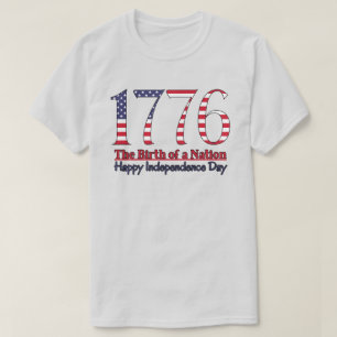 Camiseta Dia da Independência 1776