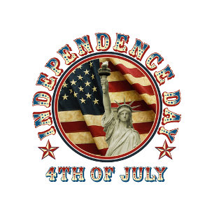 Camiseta Dia da Independência 4 de Julho