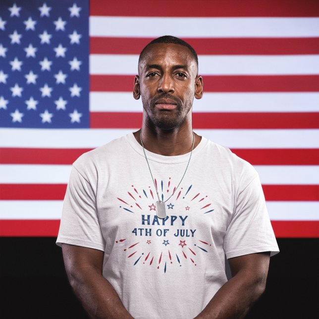 Camiseta Dia da Independência 4 de julho Patriótico America (Criador carregado)