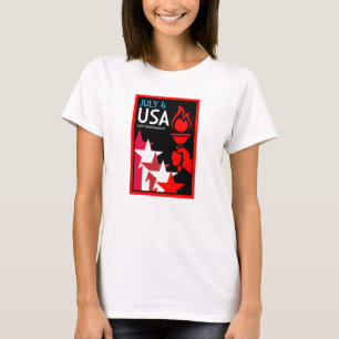 Camiseta Dia da Independência Americana