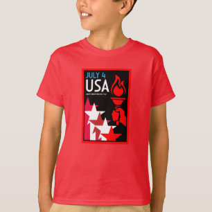 Camiseta Dia da Independência Americana