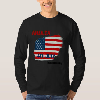 Camiseta Dia da Independência Americano Legal 4 de Julho Pa