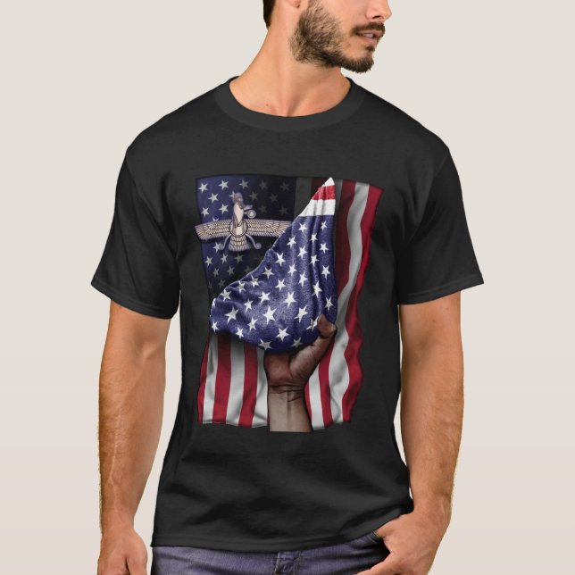 Camiseta Dia da Independência Bandeira Americana Anunnaki P (Frente)