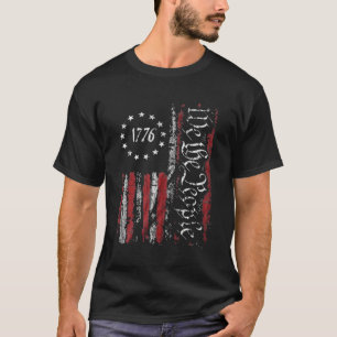 Camiseta Dia da Independência Bandeira Americana Patriótica