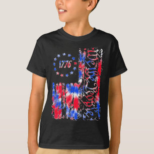 Camiseta Dia da Independência Bandeira Americana Patriótica