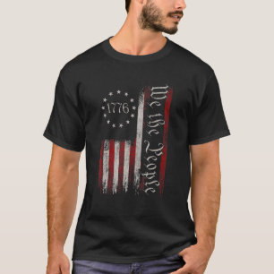 Camiseta Dia da Independência Bandeira Americana Patriótica