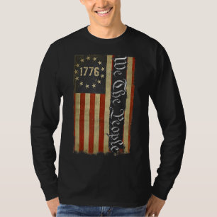 Camiseta Dia da Independência Bandeira Americana Patriótica