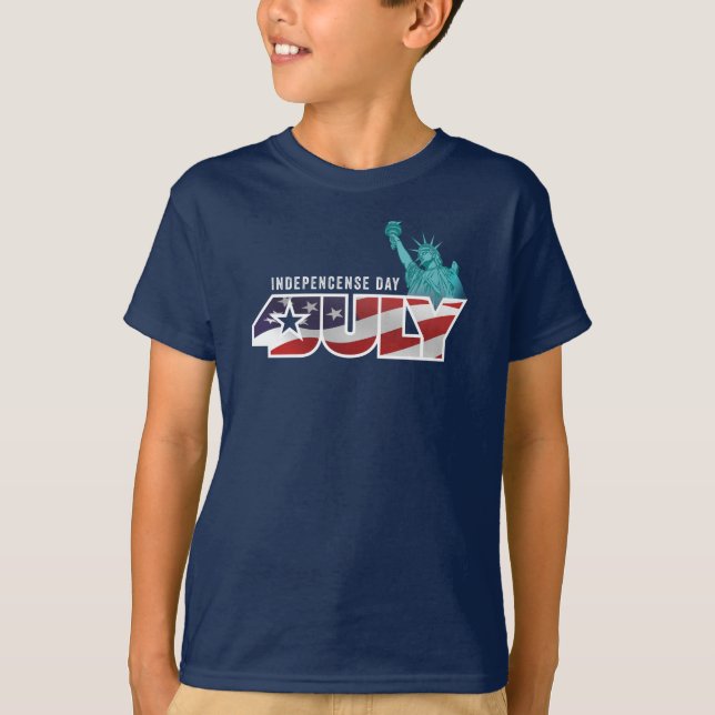 Camiseta Dia da Independência | Crianças (Frente)