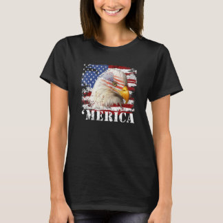 Camiseta Dia da Independência da América do Norte Dia Pa