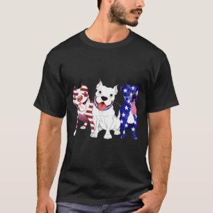 Camiseta Dia da Independência da América Três Pitbull - Nov
