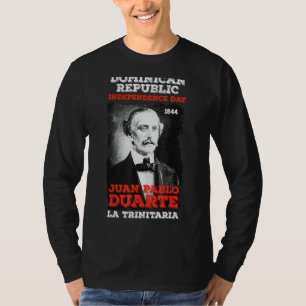 Camiseta Dia da Independência da República Dominicana Juan 