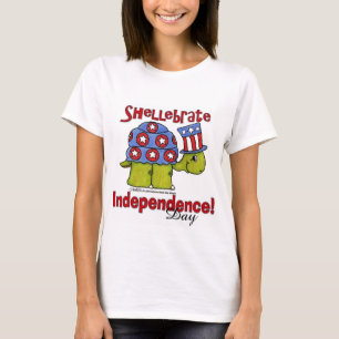 Camiseta Dia da Independência da Turtle Shellebrate!