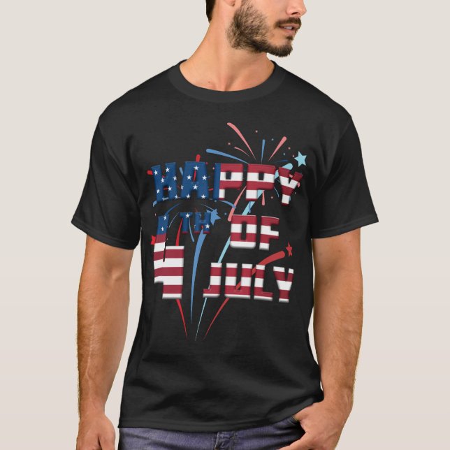 Camiseta Dia da Independência de 4 de julho (Frente)