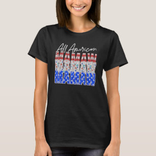 Camiseta Dia da Independência de Mamaw All American Grandma