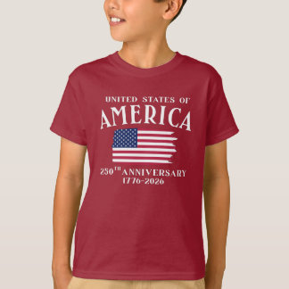 Camiseta Dia da Independência do 250º Aniversário dos EUA