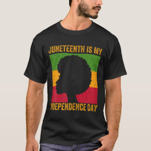 Camiseta Dia da independência do Juneteenth feminino - 19 d