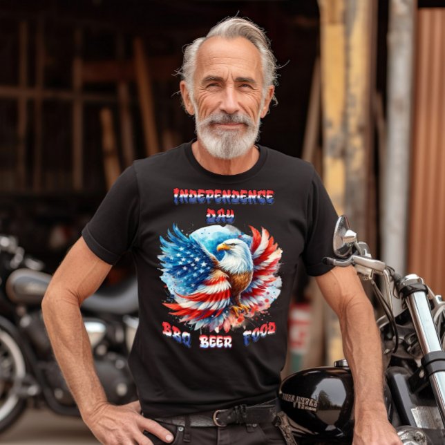 Camiseta Dia da Independência do Orgulho Patriótico Majesto (Criador carregado)