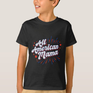 Camiseta Dia da Independência dos Eua de julho - Toda a Mam