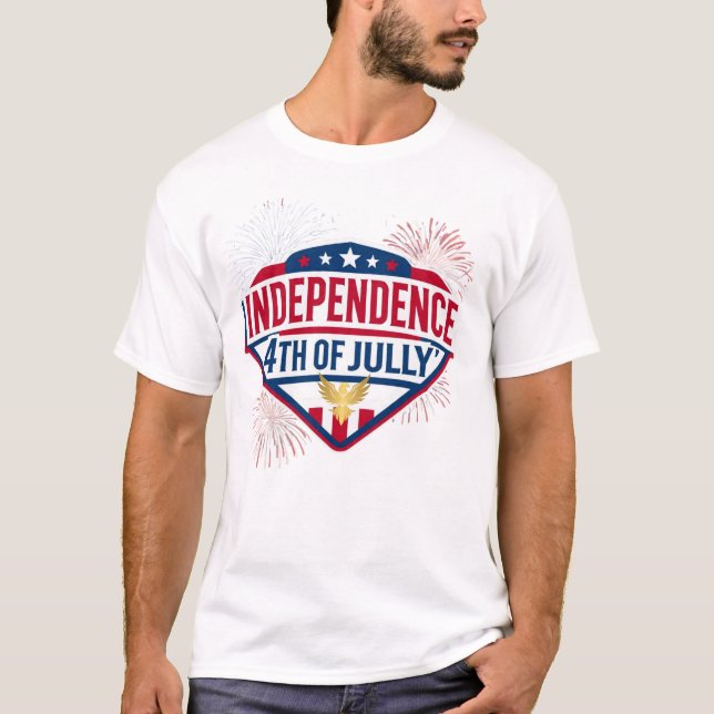 Camiseta Dia da Independência EUA (Frente)