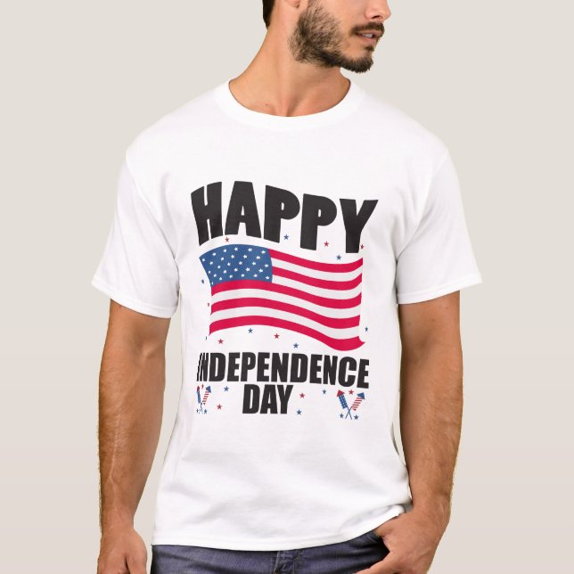 Camiseta Dia da Independência Feliz (Frente)