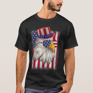 Camiseta Dia da Independência Feliz 4 de Julho Design Vinta