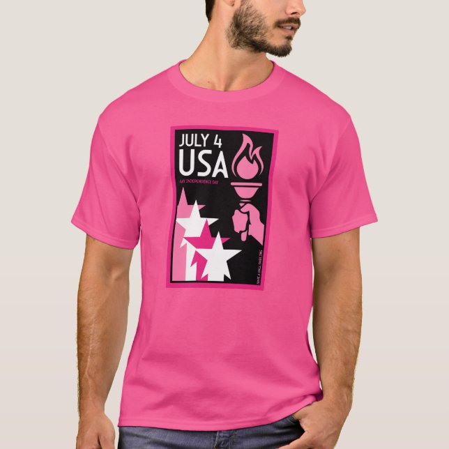 Camiseta Dia da Independência gay (Frente)