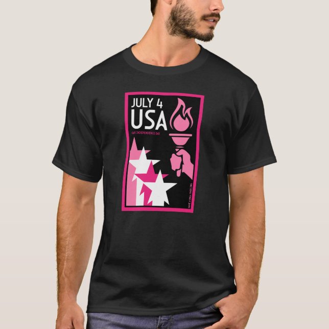 Camiseta Dia da Independência gay (Frente)