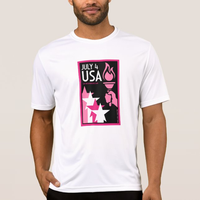 Camiseta Dia da Independência gay (Frente)