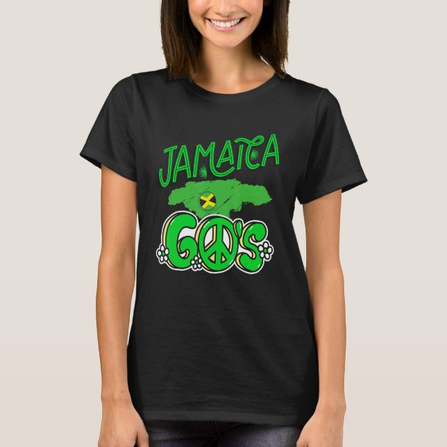 Camiseta Dia da Independência Jamaicana Jamaica 60ª Indepen (Frente)