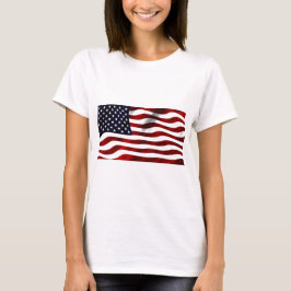Camiseta Dia da Independência Patriótica da Bandeira Americ