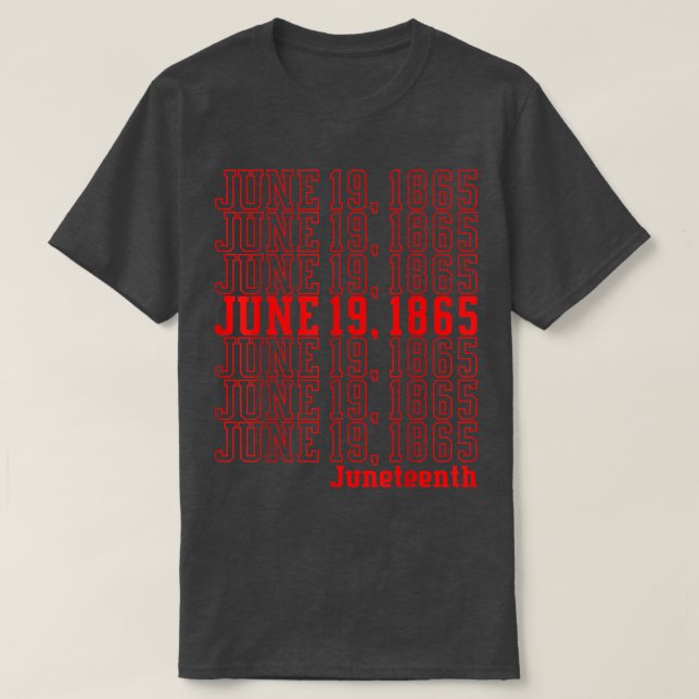 Camiseta Dia da Liberdade 19 de junho (Frente do Design)