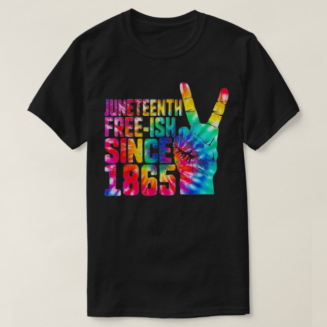 Camiseta Dia da Liberdade - Afro-Americano, 19 de junho (Frente do Design)