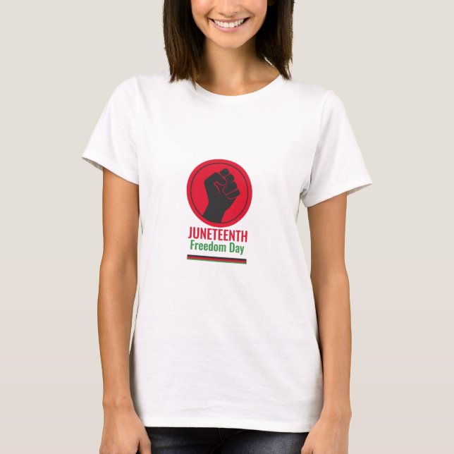 Camiseta Dia da Liberdade Juneteenth (Frente)
