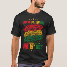 Camiseta Dia da Liberdade Juneteenth - Patrimônio Pan-Afric
