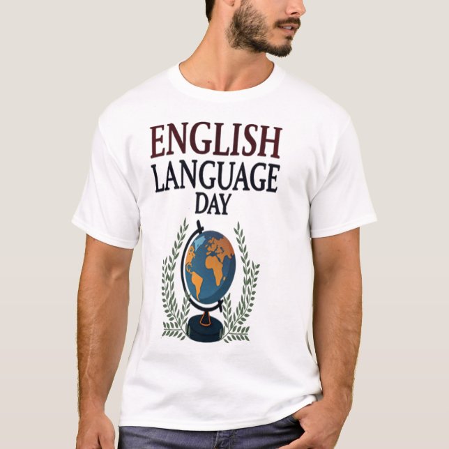 CAMISETA DIA DA LÍNGUA INGLESA (Frente)