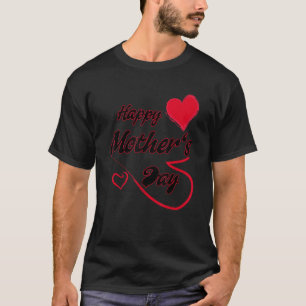 Camiseta Dia Da Mãe Belo Coração Citações Belas E Dizendo P