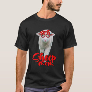 Camiseta Dia Da Mãe Farmadora De Ovelhas