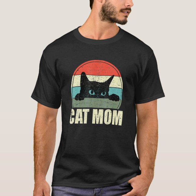 Camiseta Dia Da Mãe Para Mamãe Cat Mãe S (Frente)